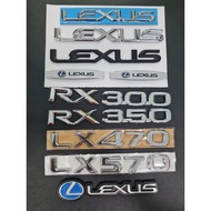 Lexus Metal Lx300 Rx300 Rx350 Rx330 Lm350 Lx Rx 300 350 330 Oem Emblem Logo