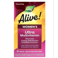 Nature's Way ~Alive Women's/Men's Ultra Multivitamin, 60 Tablets