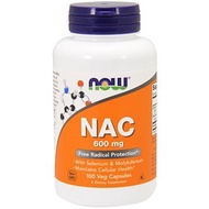 Now Foods NAC N-Acetyl Cysteine 600mg 100 &amp; 250 caps