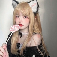 手作兽耳头饰发夹猫耳朵发卡发饰LOLITA手工毛绒边夹少女可爱日系Hand made animal ear headdress hair clip Cat's ears (Steamed cat-ea
