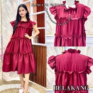 RX FASHION - DOLLY DRESS WOMEN'S Ruffled Dress/