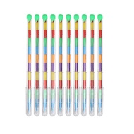10x Stackable Buildable Crayons Mini Rainbow Stacking Crayon Pen Colorful Stacker Crayon Stacking Cr