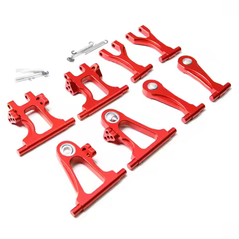 Aluminum TT-02 Front Rear Upper Lower Suspension Arm Set for RC Car Tamiya TT02 Upgrade Part