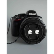 Cute Lens Cover Comes with Anti-Lost Rope Big Eyes Funny Anti-Dust Protection Suitable for Canon Nik
