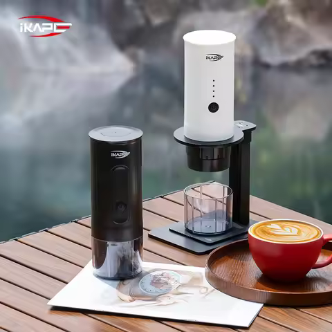 IKAPE Portable Coffee Maker Kapo K1/Coffee Capsule 2-in-1 Espresso Wireless Electric Portable/for Ho