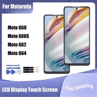 For Motorola Moto G60 G60S G62 G64 LCD Display Touch Screen Replacement