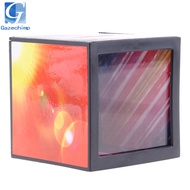 [Gazechimp] Mirror Magic Missing Coins Square Case Trick Prop Gimmick For Magician Accessory