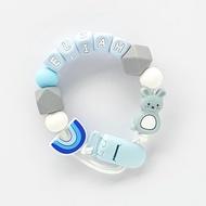 ELIAH 彩虹 兔子 客製化奶嘴鏈