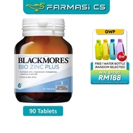 BLACKMORES Bio Zinc Plus 90 tablets EXP:10/2026 [ Magnesium Vitamin A B6 Vitamins Farmasi CS ]