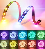 Dây Led dán WS2812B Full Color điện áp 5VDC 60 LED/m có thể lập trình dải sáng theo cá nhân điều khi