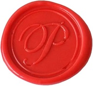 Elvin HERBIN hb40316 Sealing Stamp Replacement Stamp Alphabet [P] Diameter 0.9 inches (24 mm), Brass