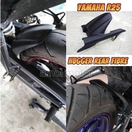 YAMAHA R25 V1 HUGGER REAR FIBRE TAYAR RANTAI COVER R25 V1