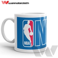 NBA Mug Basketball Mug NBA Mug Basketball NBA Logo Blue