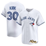 Toronto Blue Jays Men's Shirt #   30 Alejandro Kirk White Baseball T-Shirt