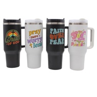 (Ready Stock Malaysia) G to G Christian Catholic Inspirational 40oz Thermal Tumbler
