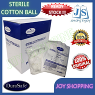(EVERY 2 BOXES FREE ONE MYSTERY GIFT) DuraSafe Sterile Cotton Balls - 10 Balls/Pouch (30 Pouches/Box