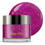 SNS Nail Dip Powder, Gelous Color Dipping Powder - Puddin' (Purple/Magenta, Shimmer) - Long-Lasting 