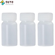 SUYO 100pcs Sample Bottles, 10ml Small Mouth Small Plastic Bottles, Small Bottles for Liquids Travel Empty Reagent Bottle Lab Chemical