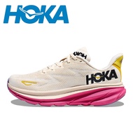 HOKA Clifton 9 Sneakers Men Running Shoes Outdoor Sport Sneakers Breathable Air Mesh Gym Elastic Knitting Vamp Tennis Shoes