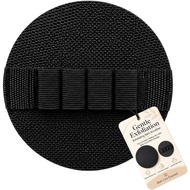 GentleEfoliatingBathScrubberGlove，|High-QualityRoundBodyEfoliatingPadwithSecure4-FingerGripforoor-Fe