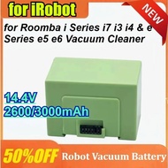 For IRobot Roomba I Series I7 I3 I4 & E Series E5 E6 Vacuum Cleaner 14.4V 2600/3000mAh Rechargeable 