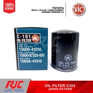 Vic Oil Filter C-101 C101 For Toyota Revo / 4-Runner / HiAce Hi-Ace / Ford Everest / Ranger 1pc