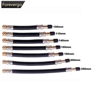 FOREVERGO Braided Car Wheels Flexible Hose Tire Valve Inflatable Rubber Hose Steel Wire Tyre Valve S