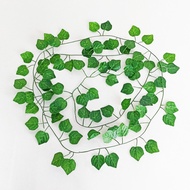 tanaman hias rambat daun ivy monstera plastik dekorasi dinding rumah - 30 - anggur