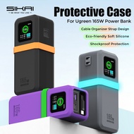 Silicone Protective Case Compatible with Ugreen 165W 20000mAh Power Bank Shockproof Strap Organizer 
