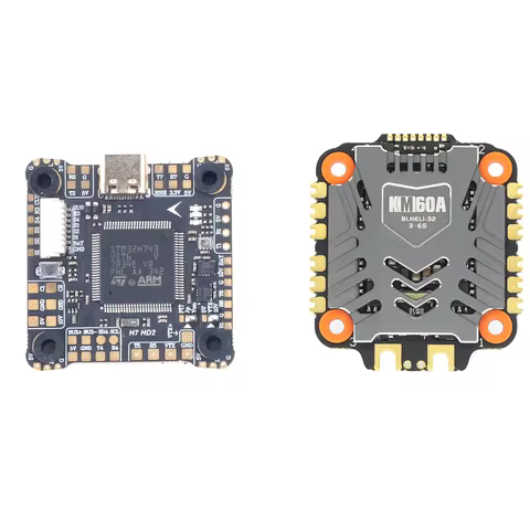 SKYSTARS H743 HD DualGyro Flight Controller H7 X8 With OSD & KM60 60A BIheli 32 ESC