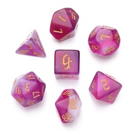 7 Nhựa Đa Diện Dice Bảng Trò Chơi Phụ Kiện D6 D8 D10 D12 D20 Cho D&D DND