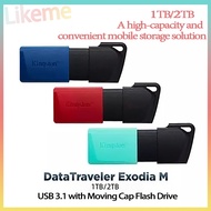 KINGSTON 1TB/2TB DTXM USB 3.2 DATA TRAVELER EXODIA M USB FLASH DRIVE PENDRIVE THUMB DRIVE THUMBDRIVE