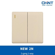 Promo CHINT G NEW2N-Light Champagne(Gold) 2-g 1-way switch/switch COD