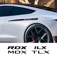 Car Styling Sport Racing Sticker Auto Exterior Decal Decor Accessories For Acura RDX MDX YD2 YD3 TLX