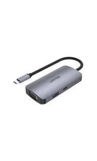 Unitek 2*hdmi 5-in-1 USB3.1 Type-C Hub with MST (USB3.0 + 2*HDMI + VGA + PD 100W) hdmi*2
