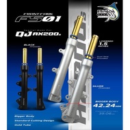 ESPADA RACING FS01 CNC FRONT FORK SET [ LOWER 1.5INCH ] QJ MOTOR SCOOTER AX200 / AX 200S