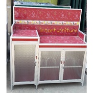 3-door stove rack, glass stove table