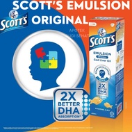 Scott emulsion Omega 3 DHA Scott's emulsion 200 mL Scott White Children's Vitamins Scott Scoot Fish 