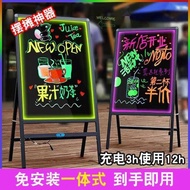 Papan iklan pendarfluor, papan promosi gerai pasar malam kedai, papan iklan bercahaya, papan hitam p