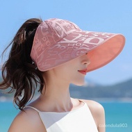 YQAir Top Sun Protection Hat Summer Korean Style Fashionable All-Match Big Brim Outdoor Cycling Sun Hat Women's Uv-Proof