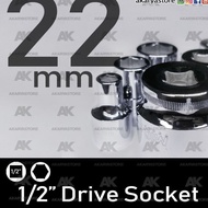 MATA M10 Tools - 1/2" Drive Socket / 6pt 22mm Socket Bit