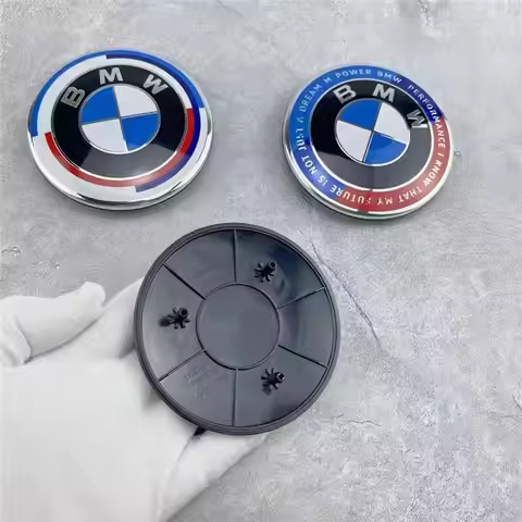 95mm is suitable for BMW's new 7 series front hood 3-pin ABS logo 740Li 735Li 760i front hood logo G