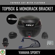 Yamaha Mio Sporty Set HNJ Top Box 30 Liters (012) With Flat Bar Cm Monorack Bracket