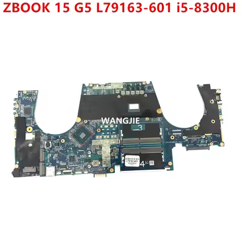 XW2 For HP ZBOOK 15 G5 Laptop Motherboard DA0XW2MBAH0 L79163-601 L79163-001 SR3Z0 i5-8300H CPU 100% 
