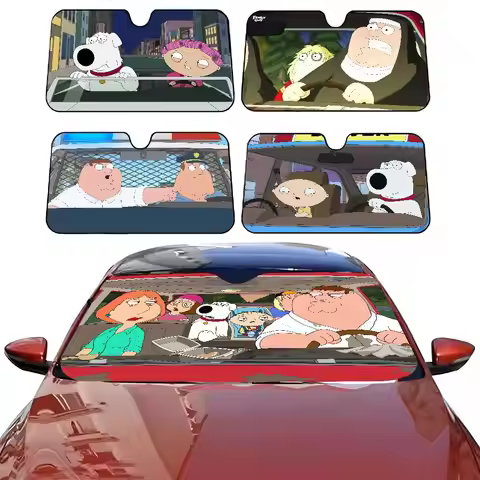Cartoon G-Guys funny F-Family Car SunShade Parasol Car Windshield Sun Shade UV Protection and Interi