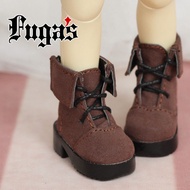 1/6|6 Points BJD Shoes.Suede Cuffed Lace-Up Short Boots (3 Colors).YOSD.DZ.AS.AE.A
