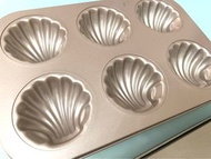 6連圓貝殼 瑪德蓮蛋糕 模具 蛋糕模 烘焙工具
