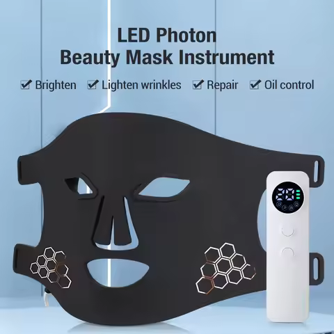 Red Light therapy Mask 460nm 660nm 850nm LED Beauty Devices Face Instrument Rejuvenation Skin Anti A