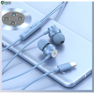 [Full Store Shipment over 99] Metal In-Ear Subwoofer Headset Type-C 3.5mm with Microphone Wire-Contr