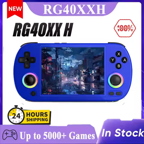 ANBERNIC RG40XX H Retro Handheld Game Console 4.0-in 640*480 IPS Screen 3200mAh 64 Bit System RGB Li